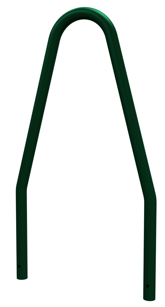 Schake Arc de protecție pentru arbori, RAL 6005, Ø 48 × 2,5 mm, Ø 60 × 2,5 mm, oțel zincat la cald, pentru betonare, cod 463_00B