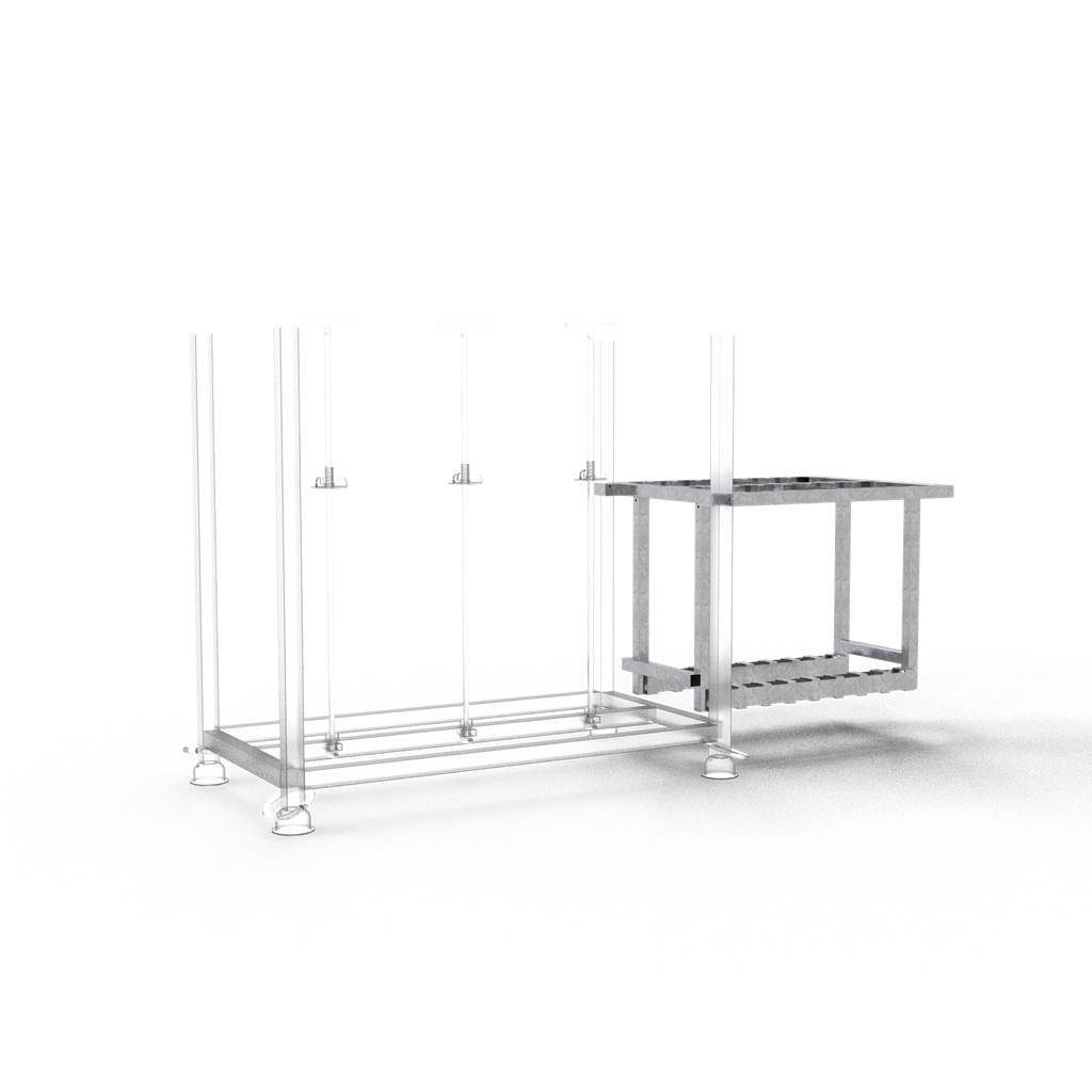 Schake Panou de semnalizare rutieră, 315 × 65 mm, 40 × 40 mm, oțel zincat