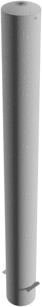 Schake Bornă de protecție, Ø 152 × 3,2 mm, oțel zincat la cald, fix, pentru betonare, cod 40151L