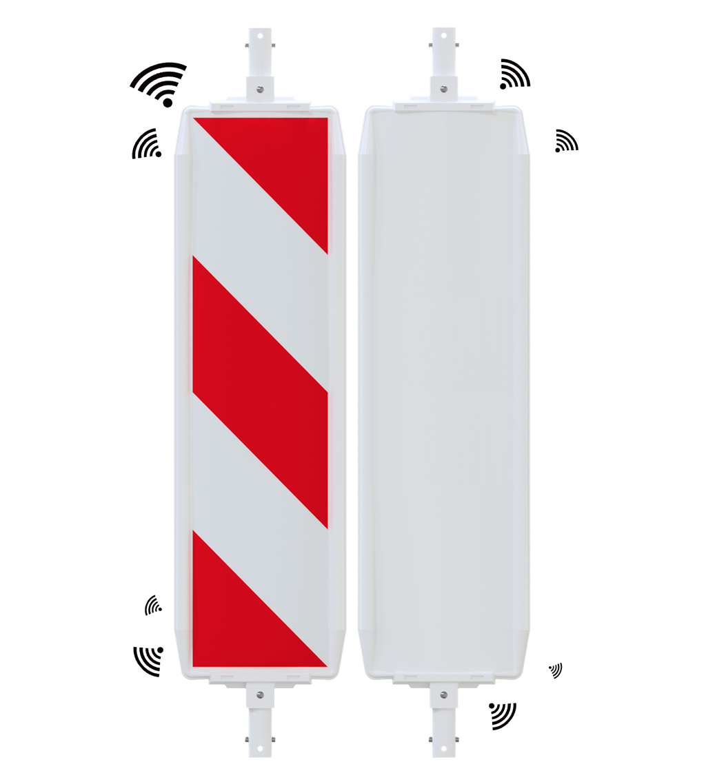 Schake Panou de semnalizare rutieră, tip RA2/B, Ø 42 mm, cod 36NOXR-RFID