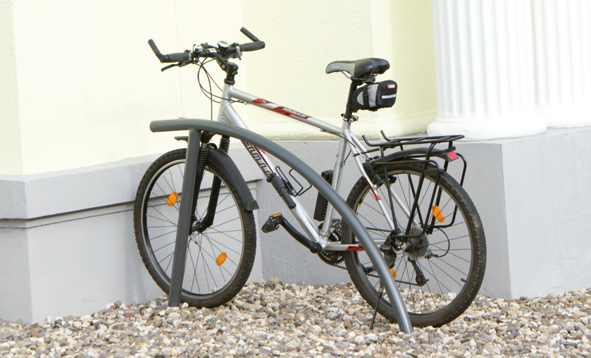 Schake Suport pentru biciclete, Ø 48 mm, oțel zincat la cald, pentru betonare