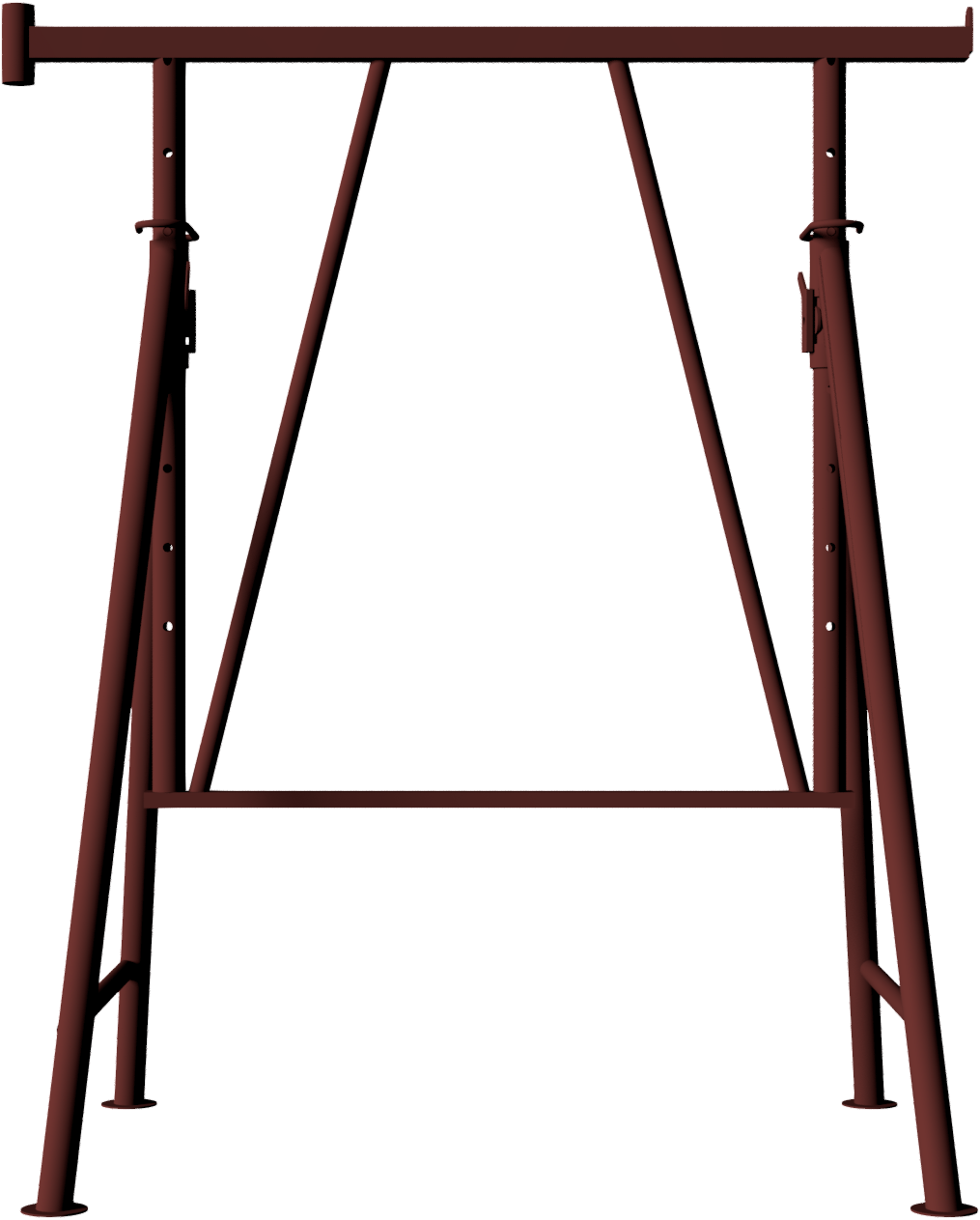 Schake Capră de schelă, model Compact S, Ø 42 mm, 40 × 40 mm, oțel, fix, cod 10123S