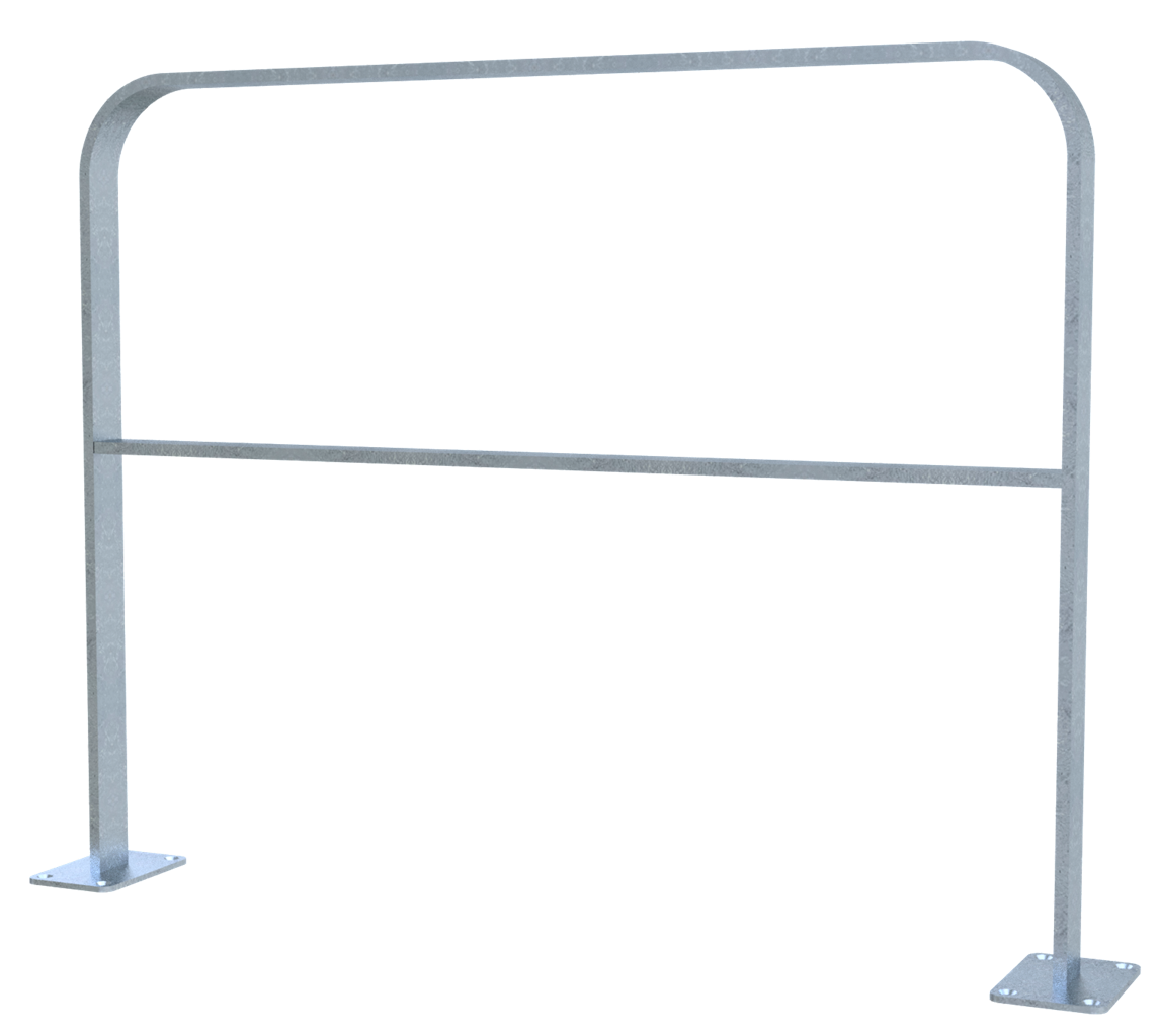 Schake Suport pentru biciclete, DB 703, 50 × 12 mm, 80 × 12 mm, oțel zincat la cald, fix, cod 4051_100P