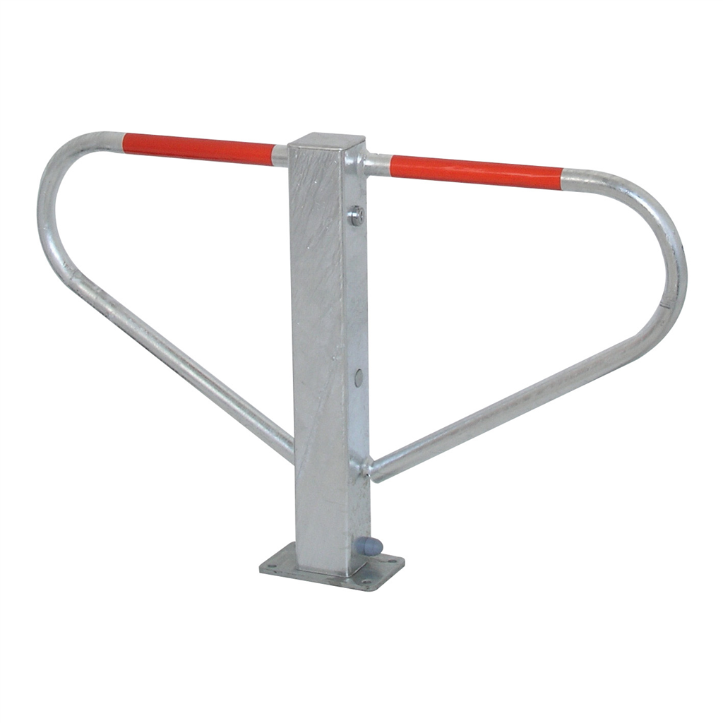 Schake Blocaj pentru parcare, 70 × 70 mm, 100 × 150 mm, oțel zincat la cald, fix, pliabil, cod 40770