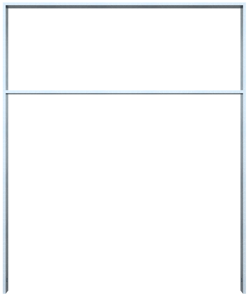 Schake Suport pentru biciclete, DB 703, 50 × 12 mm, oțel zincat la cald, pentru betonare, cod 451_100