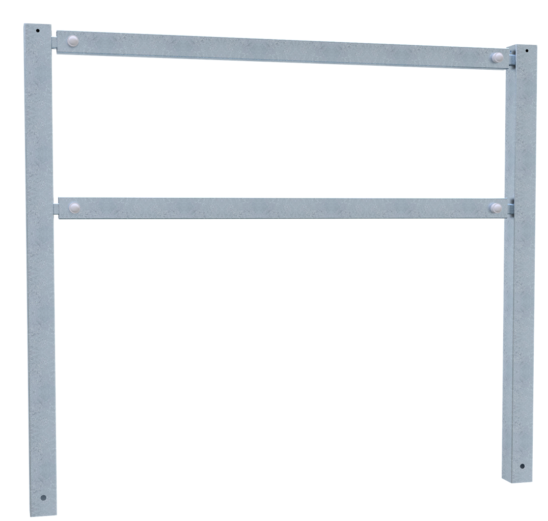 Schake Barieră de acces, 70 × 70 mm, 60 × 40 mm, oțel zincat la cald, fix, cod 416_15