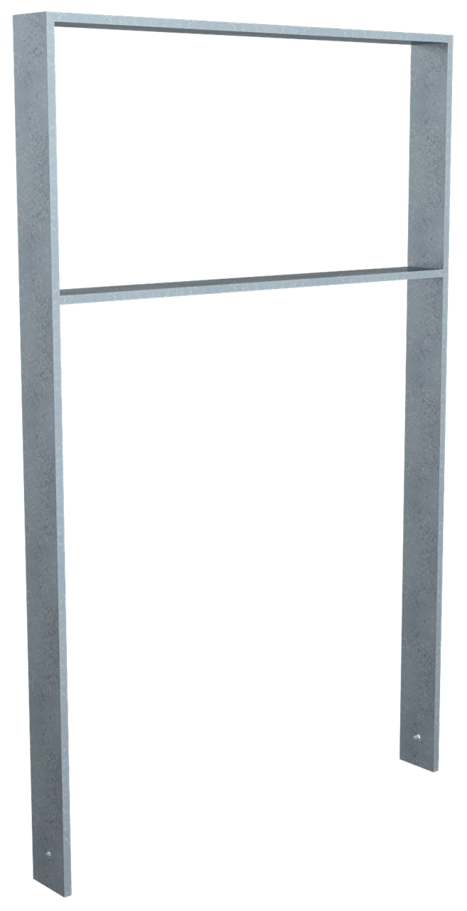 Schake Suport pentru biciclete, DB 703, 80 × 12 mm, oțel zincat la cald, pentru betonare, cod 453_075
