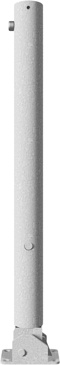 Schake Stâlp de protecție, Ø 76 × 2,6 mm, oțel zincat la cald, fix, pliabil, cu închidere, cod 476FU