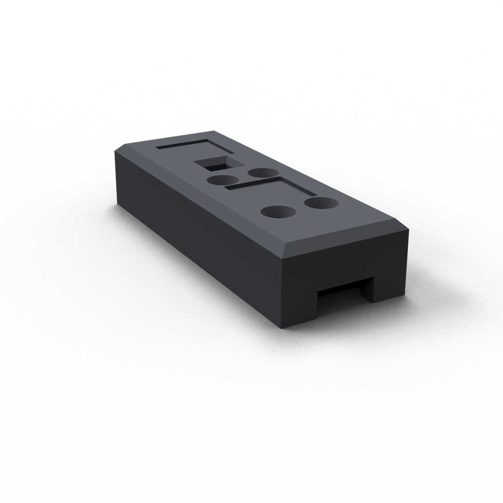 Schake Talpă pentru gard mobil, 1 × 60x60 mm, plastic, mobil