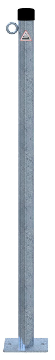 Schake Stâlp de protecție, Ø 42 × 2,5 mm, oțel zincat la cald, fix, cod 4042P/1