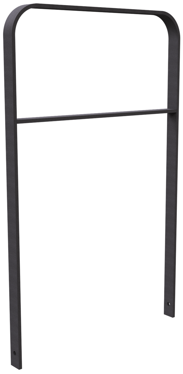 Schake Suport pentru biciclete, DB 703, 50 × 12 mm, 80 × 12 mm, oțel zincat la cald, pentru betonare, cod 4051_075B