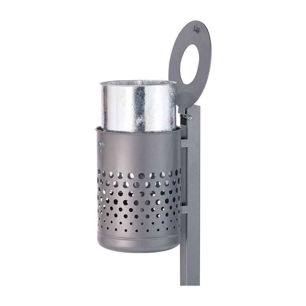 Schake Coș de gunoi, Ø 360 mm, Ø 330 mm, oțel zincat la cald