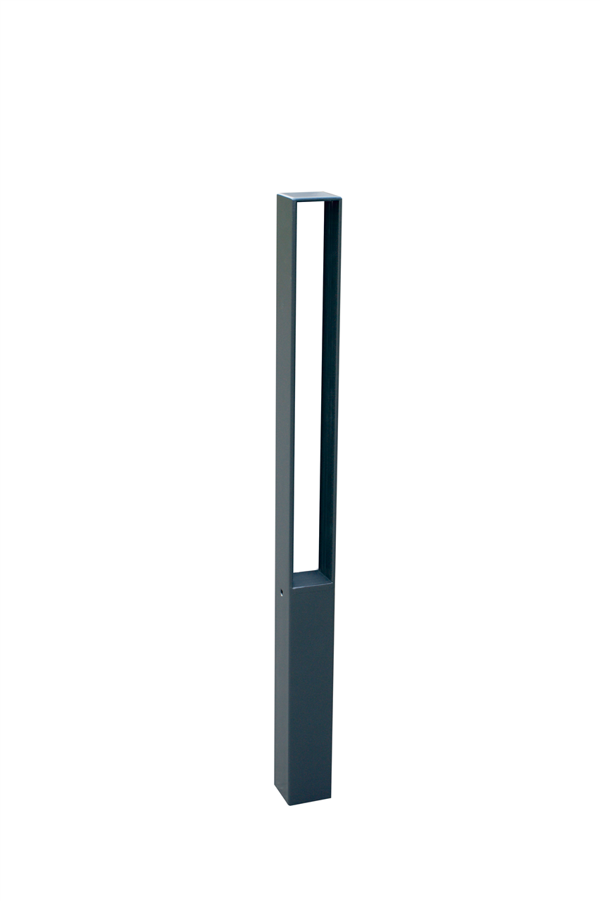 Schake Bornă de protecție, seria 40731B, DB 703, 70 × 70 mm, oțel zincat la cald, demontabil