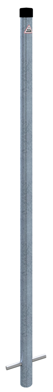 Schake Stâlp de protecție, Ø 42 × 2,5 mm, oțel zincat la cald, fix, pentru betonare, cod 4042
