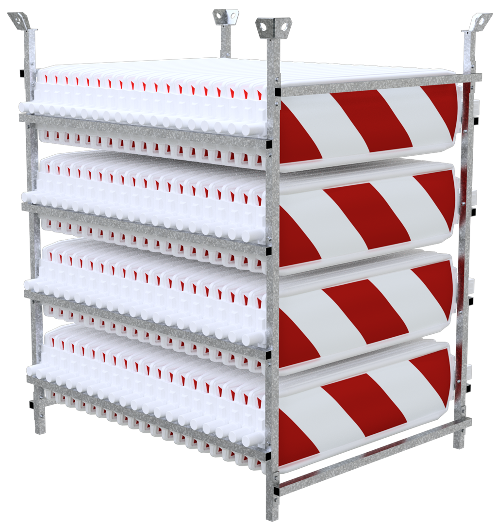 Schake Panou de semnalizare rutieră, set 80 buc., tip 60, plastic, cod 360552L-80-SET